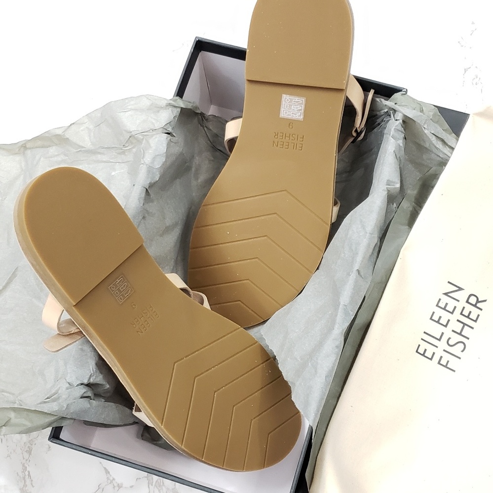 Eileen Fisher Strappy Slide Slip on Sandals - Picture 5 of 5